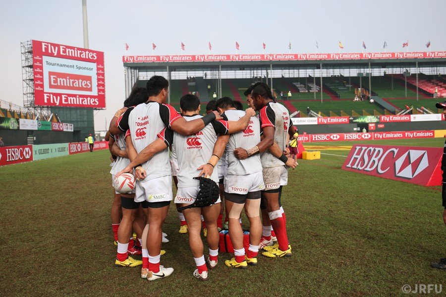 2015/12/5「HSBCワールドラグビーセブンズシリーズ 2015-2016 第1戦 ドバイ大会」ボウル準々決勝 男子セブンズ日本代表 vs ケニア代表