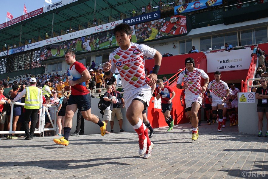2015/12/5「HSBCワールドラグビーセブンズシリーズ 2015-2016 第1戦 ドバイ大会」シールド準決勝 男子セブンズ日本代表 vs ロシア代表