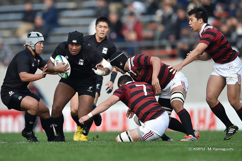 12/13「第52回全国大学ラグビーフットボール選手権大会」セカンドステージ・天理大学vs早稲田大学
