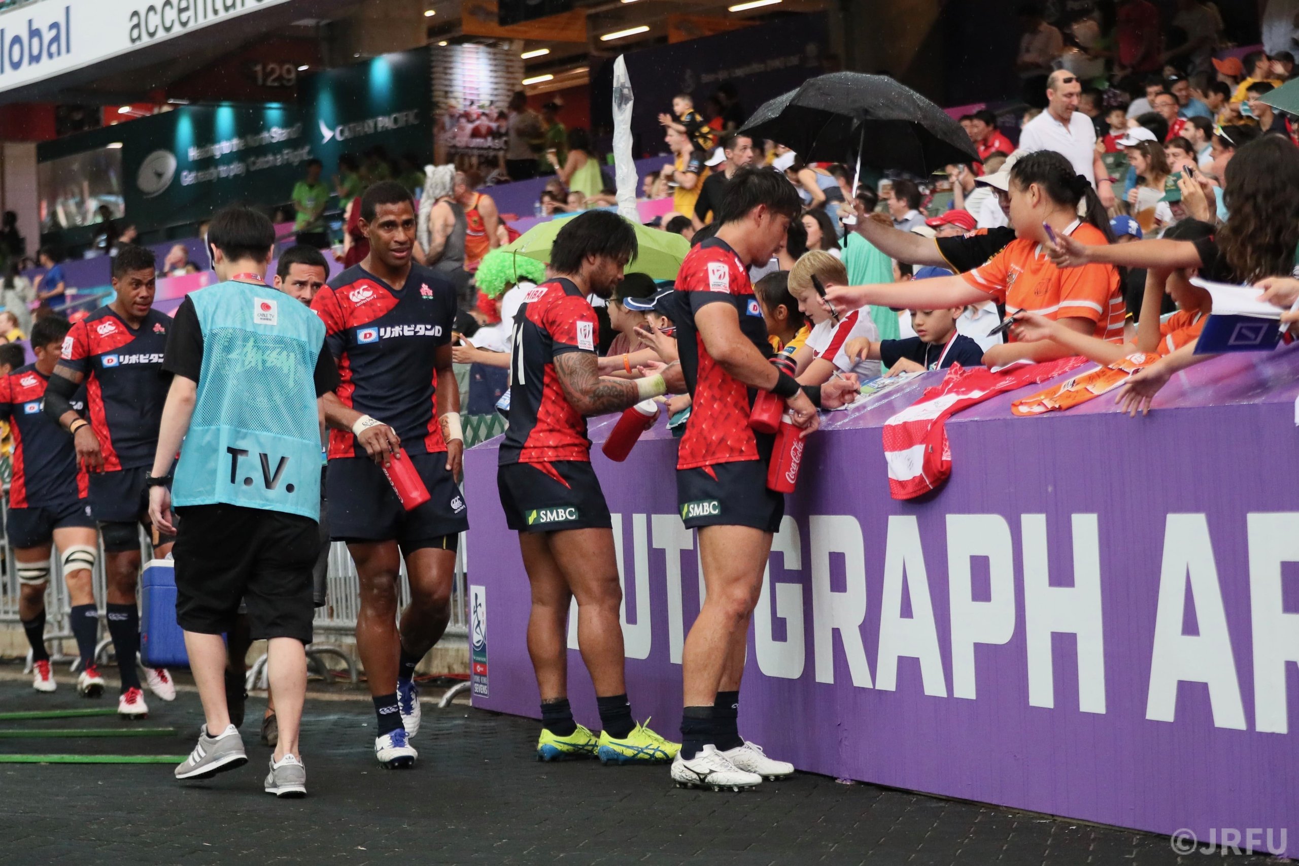 「HSBCワールドラグビーセブンズシリーズ2018-2019コアチーム予選大会」プールE ジョージア戦