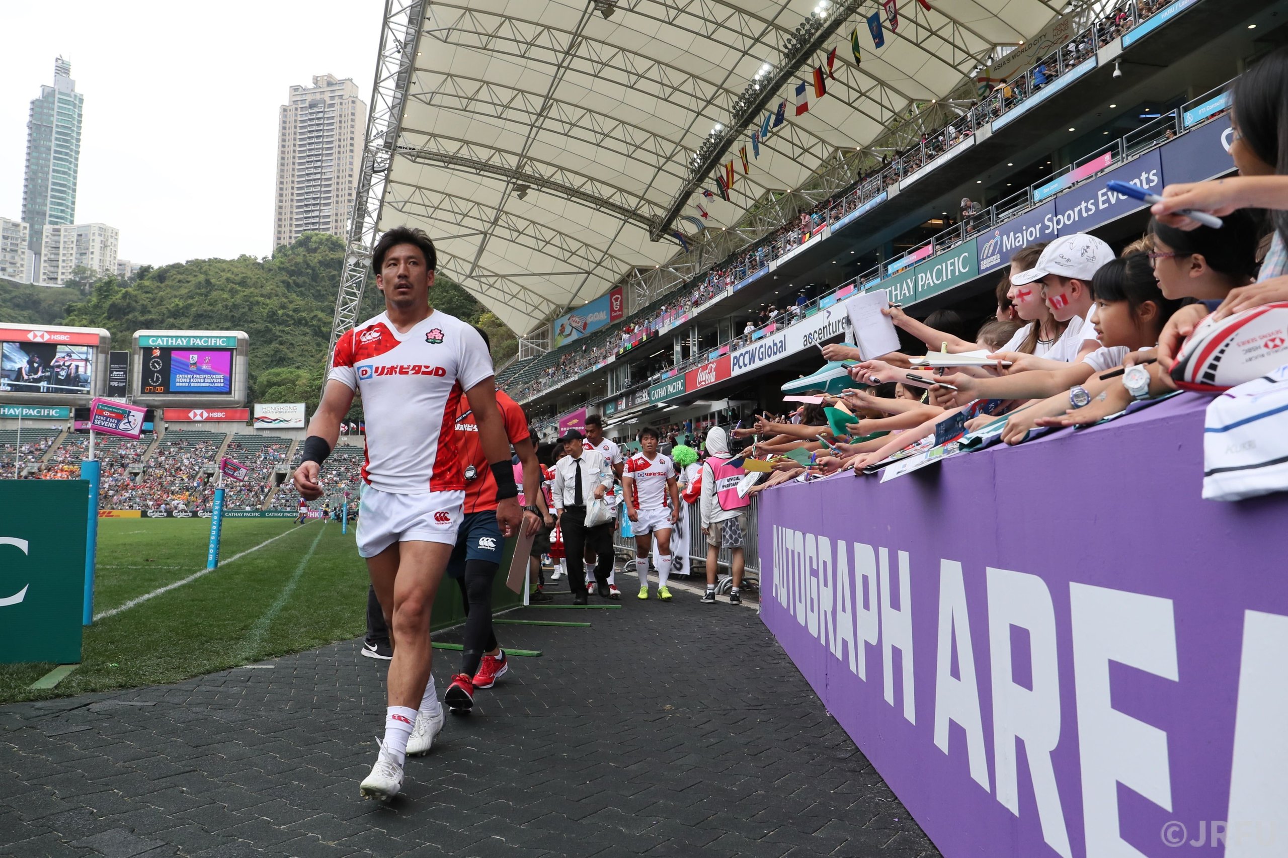 「HSBCワールドラグビーセブンズシリーズ2018-2019コアチーム予選大会」プールE チリ戦