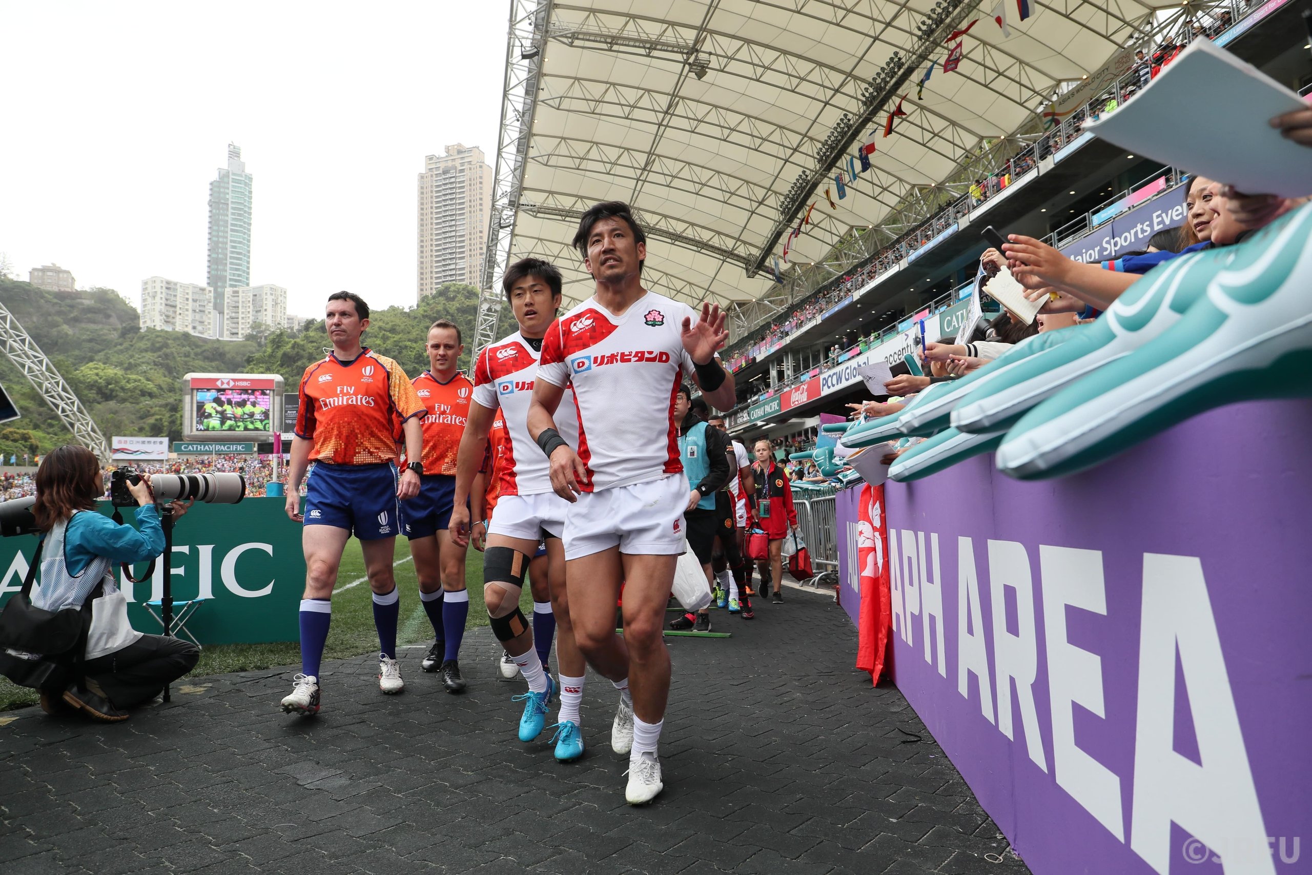 「HSBCワールドラグビーセブンズシリーズ2018-2019コアチーム予選大会」プールE ウガンダ戦