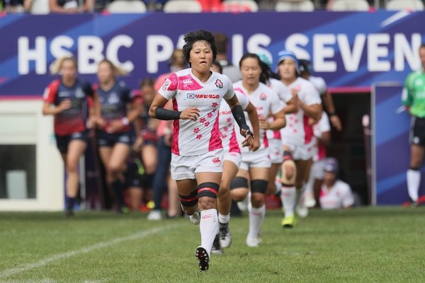 女子セブンズ日本代表「HSBCワールドラグビー女子セブンズシリーズ2017-2018 第5戦 フランス大会」チャレンジトロフィー準決勝ロシア戦