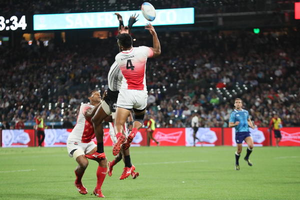 「ラグビーワールドカップ・セブンズ2018」第2戦 フィジー戦