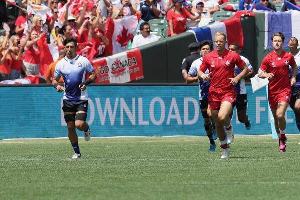 「ラグビーワールドカップ・セブンズ2018」チャレンジトーナメント準々決勝 カナダ戦