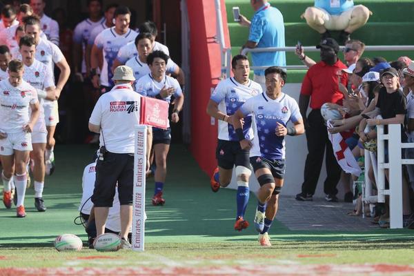 「HSBCワールドラグビーセブンズシリーズ　ドバイ大会」プールD　イングランド戦　
