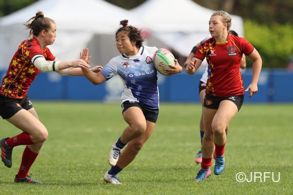 4/4 女子セブンズ日本代表　HSBCワールドラグビー女子セブンズシリーズ2019-2020 コアチーム昇格大会　プールXベルギー戦