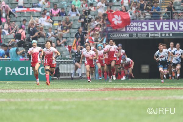 4/5 女子セブンズ日本代表　HSBCワールドラグビー女子セブンズシリーズ2019-2020 コアチーム昇格大会　準々決勝香港戦