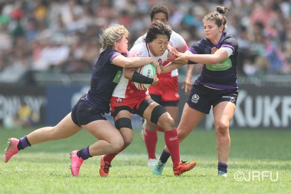 4/5 女子セブンズ日本代表　HSBCワールドラグビー女子セブンズシリーズ2019-2020 コアチーム昇格大会　準決勝スコットランド戦