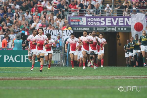 4/5「HSBC ワールドラグビーセブンズシリーズ2018-2019第7戦香港大会」大会第1日　プールA第1戦　南アフリカ戦