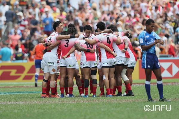 4/7「HSBC ワールドラグビーセブンズシリーズ2018-2019第7戦香港大会」大会第3日(最終日)　チャレンジトロフィートーナメント準決勝　ケニア戦