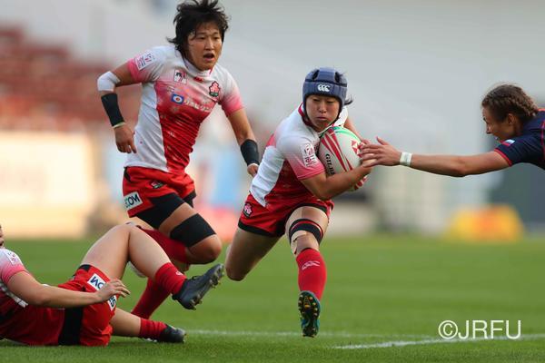 4/20「HSBCワールドラグビー女子セブンズシリーズ2018-2019 北九州大会 」大会第1日　プールA第3戦　ロシア戦