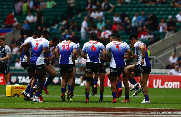 5/26「HSBC ワールドラグビーセブンズシリーズ2018-2019第9戦イングランド大会」　チャレンジトロフィートーナメント準々決勝　ウェールズ戦 