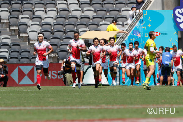  2/1「HSBC ワールドラグビーセブンズシリーズ2019-2020第4戦オーストラリア大会」大会第1日　プールC第1戦オーストラリア代表戦