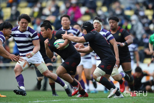 12/19 「第57回全国大学ラグビーフットボール選手権大会」準々決勝　明治大学vs日大大学