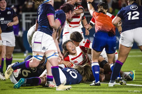 2021/11/14　ヨーロッパ遠征2021　女子日本代表（サクラフィフティーン） vs 女子スコットランド代表