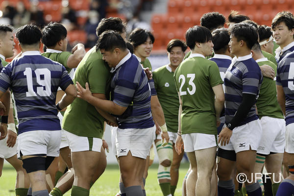 12/18「第58回全国大学ラグビーフットボール選手権大会」4回戦　大東文化大学 vs 同志社大学