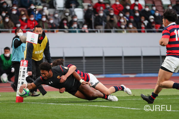 1/2「第58回全国大学ラグビーフットボール選手権大会」準決勝　帝京大学 vs 京都産業大学