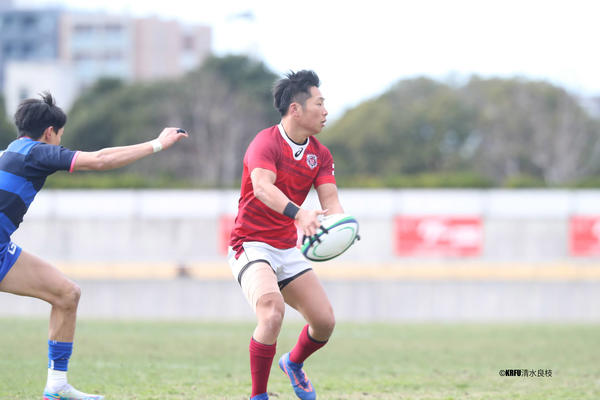1/2「第72回全国地区対抗大学ラグビーフットボール大会 」鹿児島大対追手門大
