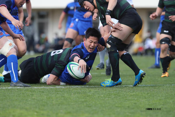 1/4 「第72回全国地区対抗大学ラグビーフットボール大会 」準決勝　北海道大対追手門大
