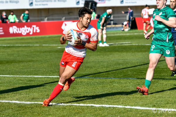 2022/1/21 HSBCワールドラグビーセブンズシリーズマラガ大会　vsアイルランド代表