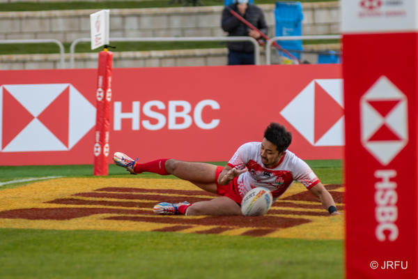 2022/1/23 HSBCワールドラグビーセブンズシリーズマラガ大会　vsケニア代表