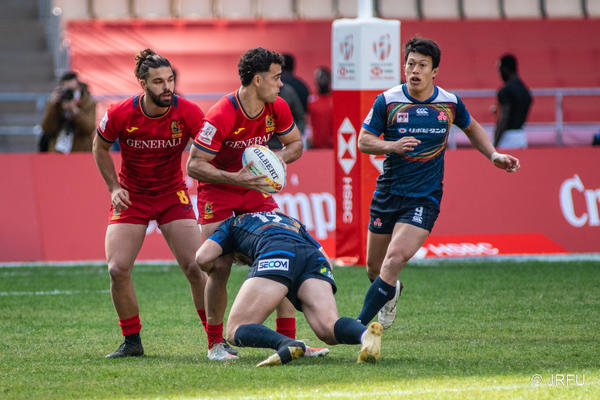 2022/1/30 HSBCワールドラグビーセブンズシリーズセビリア大会　vsスペイン代表