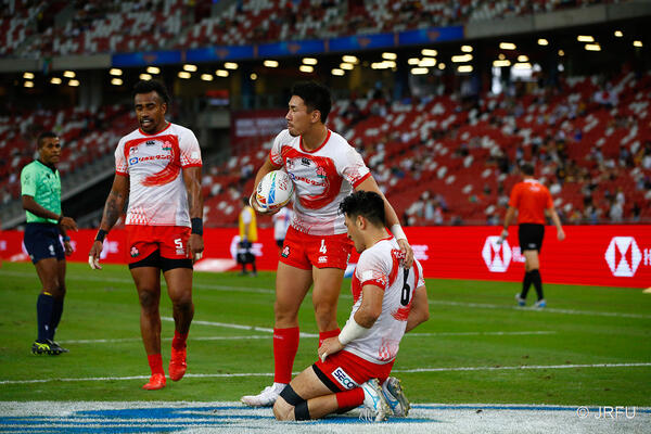 2022/4/10 HSBCワールドラグビーセブンズシリーズシンガポールセブンズ　vsスコットランド