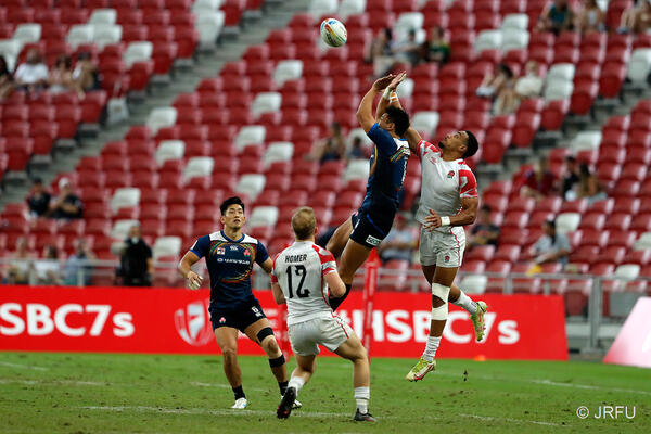 2022/4/10 HSBCワールドラグビーセブンズシリーズシンガポールセブンズ　vsイングランド