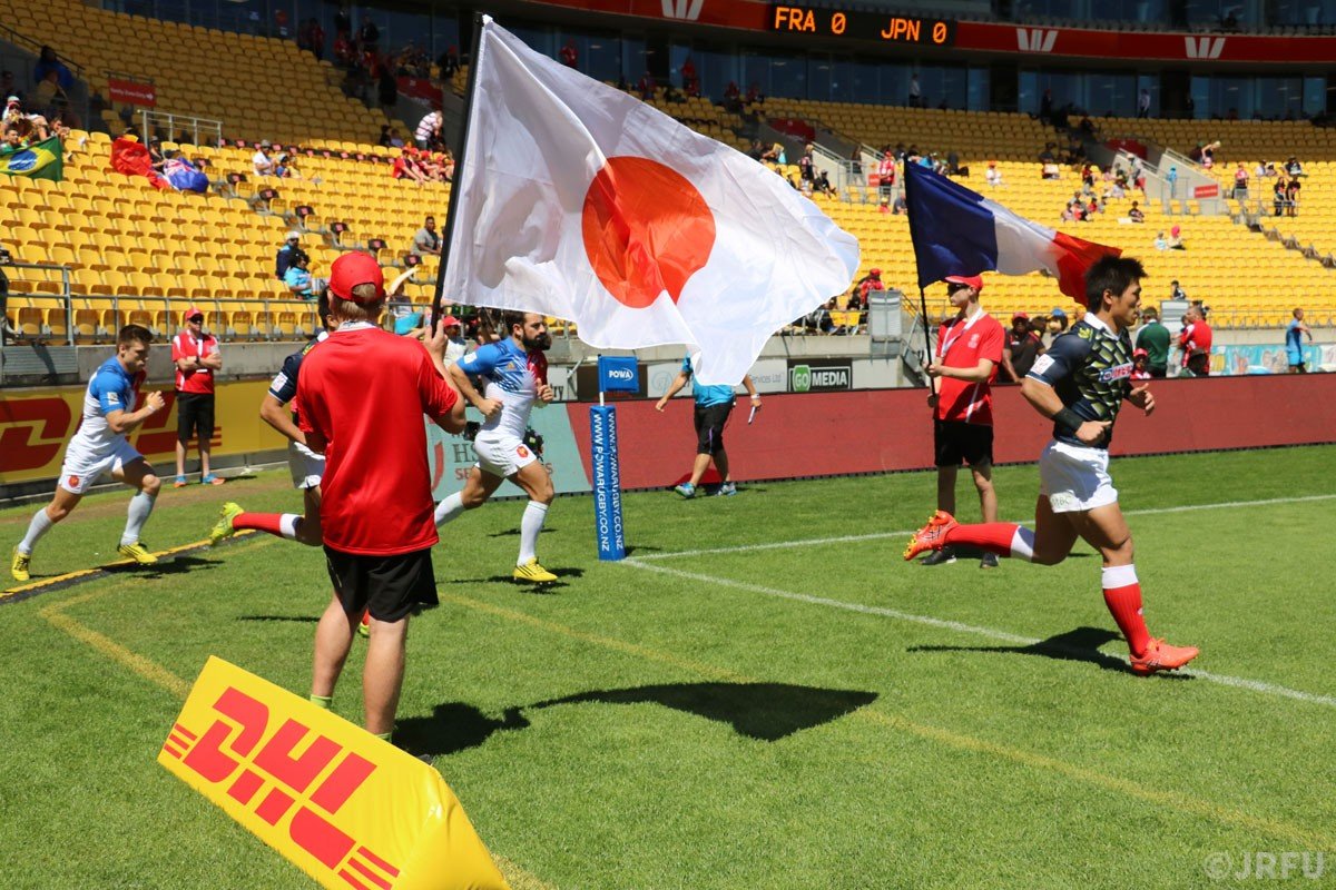 2016/1/31「HSBCワールドラグビーセブンズシリーズ 2015-2016 第3戦 ニュージーランド大会」ボウル準々決勝 男子セブンズ日本代表 vs フランス代表