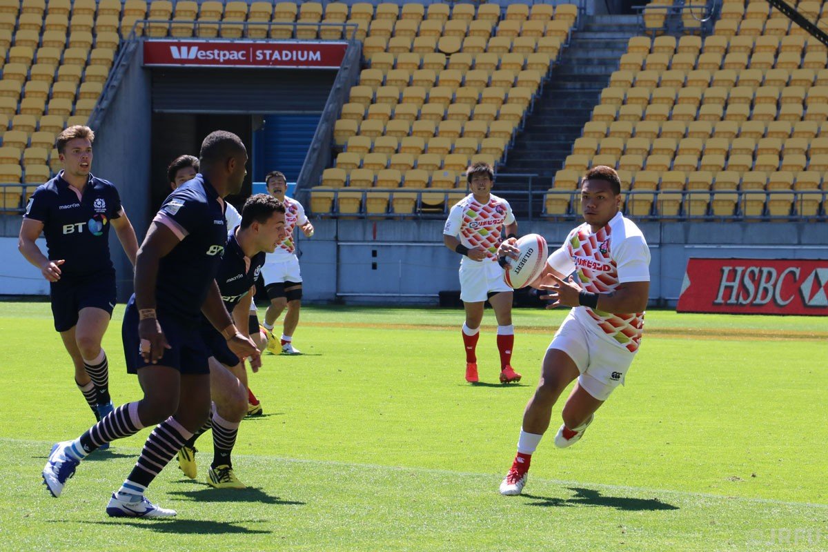 2016/1/31「HSBCワールドラグビーセブンズシリーズ 2015-2016 第3戦 ニュージーランド大会」ボウル準決勝 男子セブンズ日本代表 vs スコットランド代表