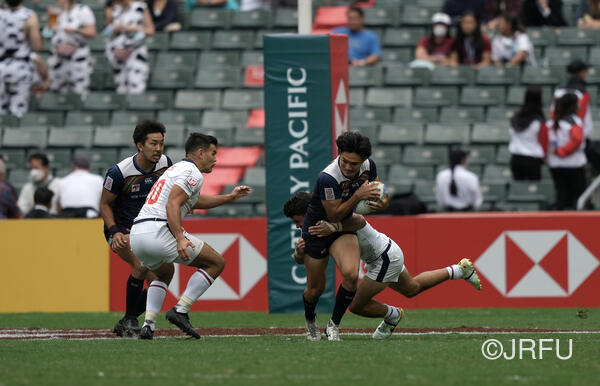 2022/11/5 HSBCワールドラグビーセブンズシリーズ2023香港大会　vsUSA