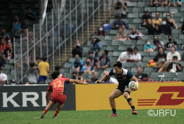 2022/11/5 HSBCワールドラグビーセブンズシリーズ2023香港大会　vs スペイン