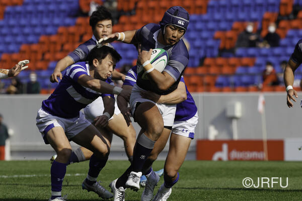 12/11「第59回全国大学ラグビーフットボール選手権大会」３回戦　同志社大学vs福岡工業大学