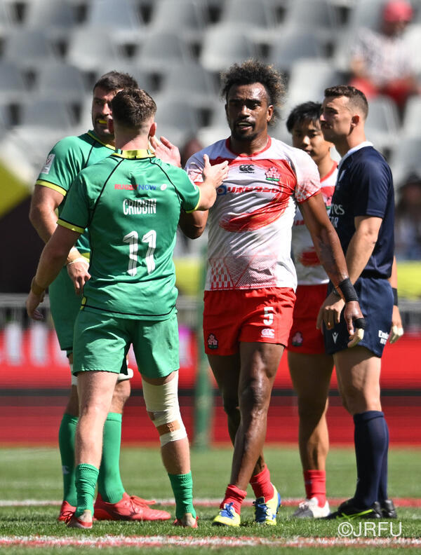 2022/12/09 HSBCワールドラグビーセブンズシリーズ2023 ケープタウン大会　vs アイルランド