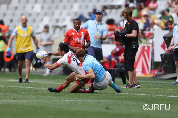 2022/12/10 HSBCワールドラグビーセブンズシリーズ2023 ケープタウン大会　vs ウルグアイ