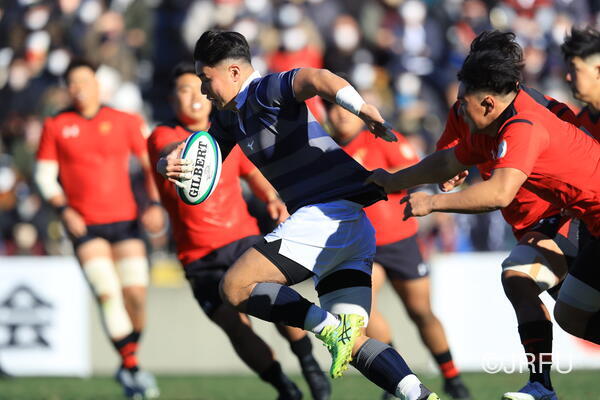 12/25「第59回全国大学ラグビーフットボール選手権大会」準々決勝　帝京大学vs同志社大学