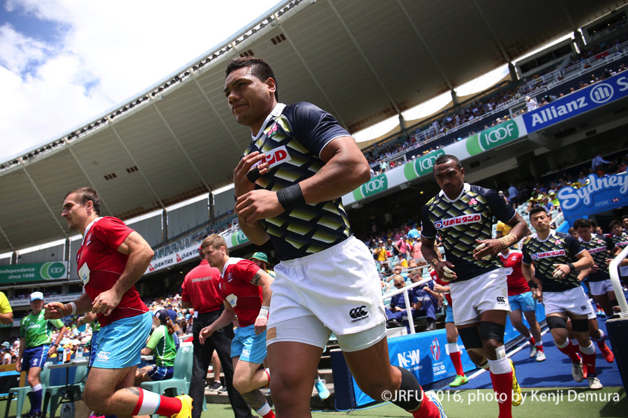 2016/2/7「HSBCワールドラグビーセブンズシリーズ 2015-2016 第4戦 オーストラリア大会」シールド準決勝 男子セブンズ日本代表 vs ロシア代表