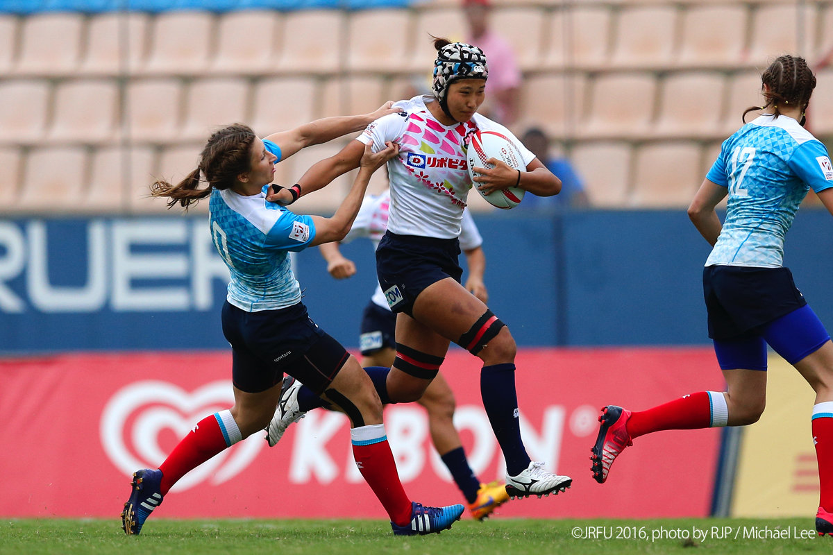 2016/2/20「HSBCワールドラグビー女子セブンズシリーズ第2戦 ブラジル大会」ボウル決勝 サクラセブンズ vs ロシア代表