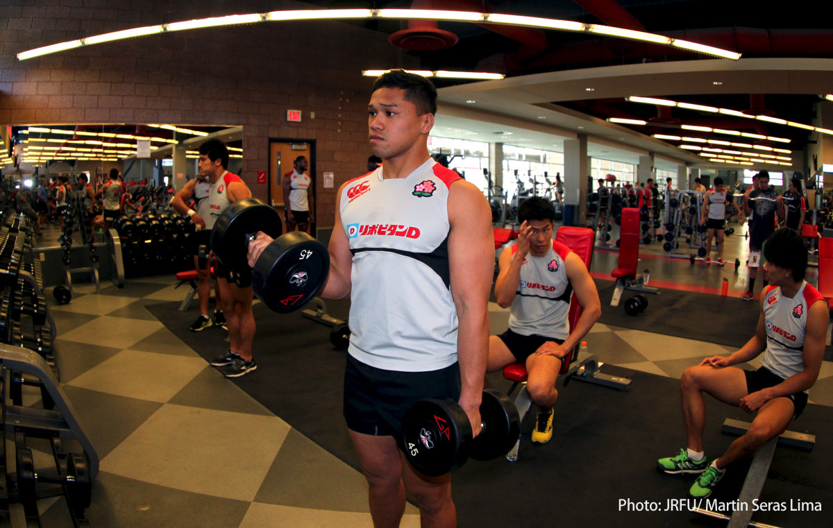 2016/3/3「HSBCワールドラグビーセブンズシリーズ2015-2016 第5戦 アメリカ大会」男子セブンズ日本代表 トレーニング