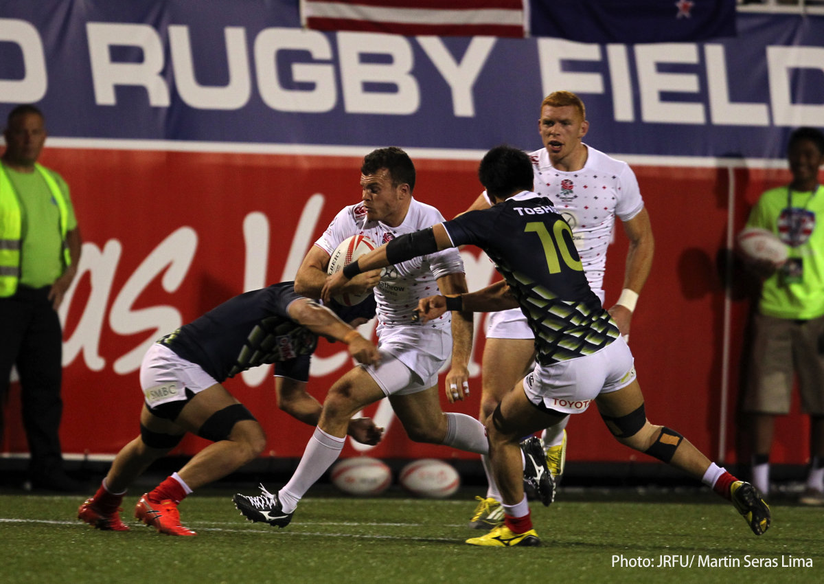 2016/3/4「HSBCワールドラグビーセブンズシリーズ2015-2016 第5戦 アメリカ大会」プールB第1戦 男子セブンズ日本代表 vs イングランド代表