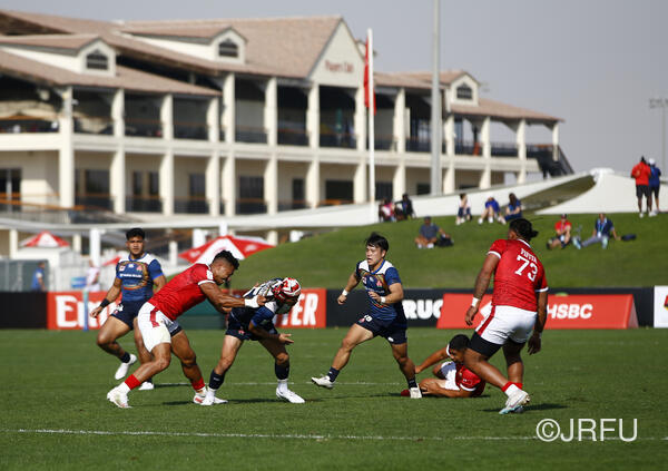ワールドラグビーHSBCセブンズチャレンジャー2024 ドバイ大会 プール戦 vs トンガ代表