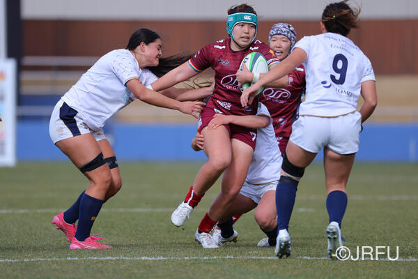 2024/1/21 第10回全国女子ラグビーフットボール選手権大会 日本経済大学女子ラグビー部AMATERUS 対 東京山九フェニックスラグビークラブ