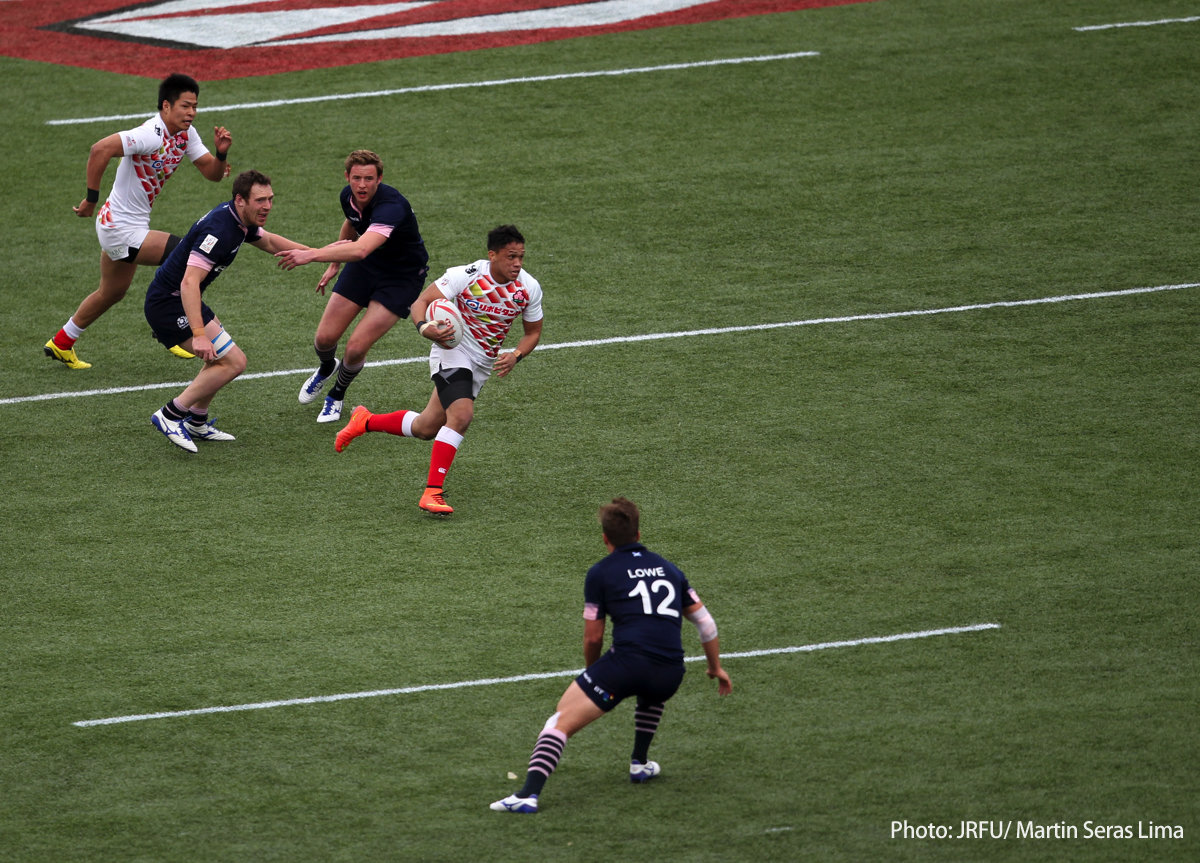 2016/3/5「HSBCワールドラグビーセブンズシリーズ2015-2016 第5戦 アメリカ大会」プールB第3戦 男子セブンズ日本代表 vs スコットランド代表