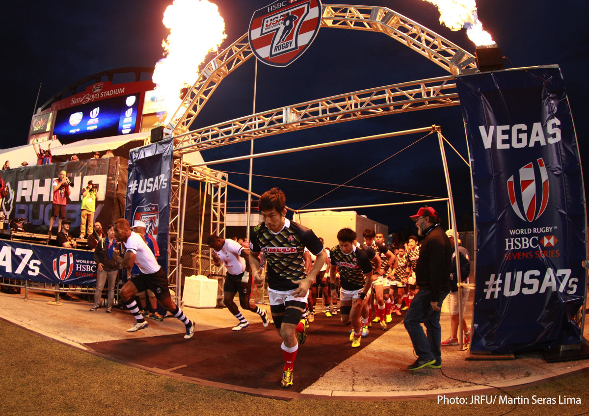 2016/3/5「HSBCワールドラグビーセブンズシリーズ2015-2016 第5戦 アメリカ大会」カップ準々決勝 男子セブンズ日本代表 vs フィジー代表