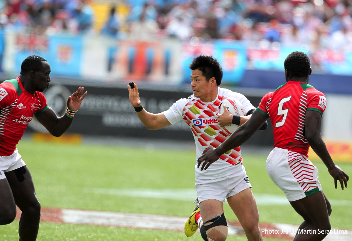 2016/3/6「HSBCワールドラグビーセブンズシリーズ2015-2016 第5戦 アメリカ大会」プレート準決勝 男子セブンズ日本代表 vs ケニア代表