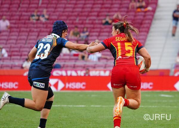 2024/5/31-6/2 HSBC SVNS 2024 グランドファイナル昇降格プレーオフ マドリード大会 プール戦スペイン戦