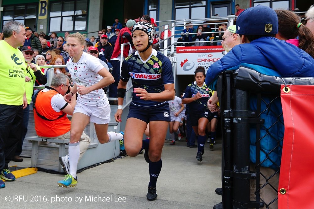 2016/4/16「HSBCワールドラグビー女子セブンズシリーズ カナダ大会」プールC第2戦 サクラセブンズ vs 女子セブンズイングランド代表