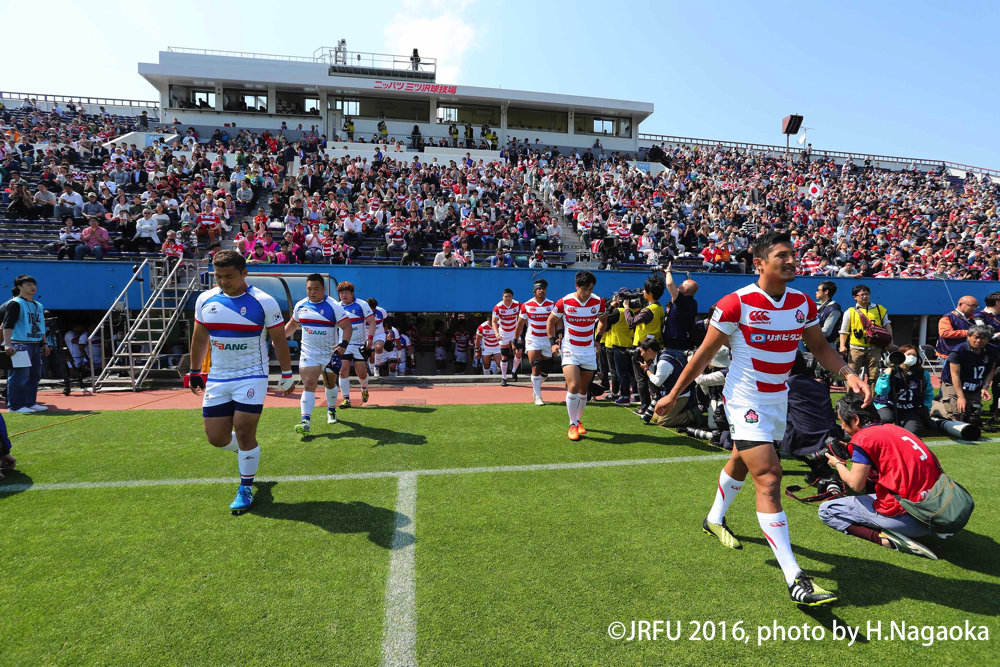 2016/4/30「アジアラグビーチャンピオンシップ2016」第1戦 日本代表 vs 韓国代表