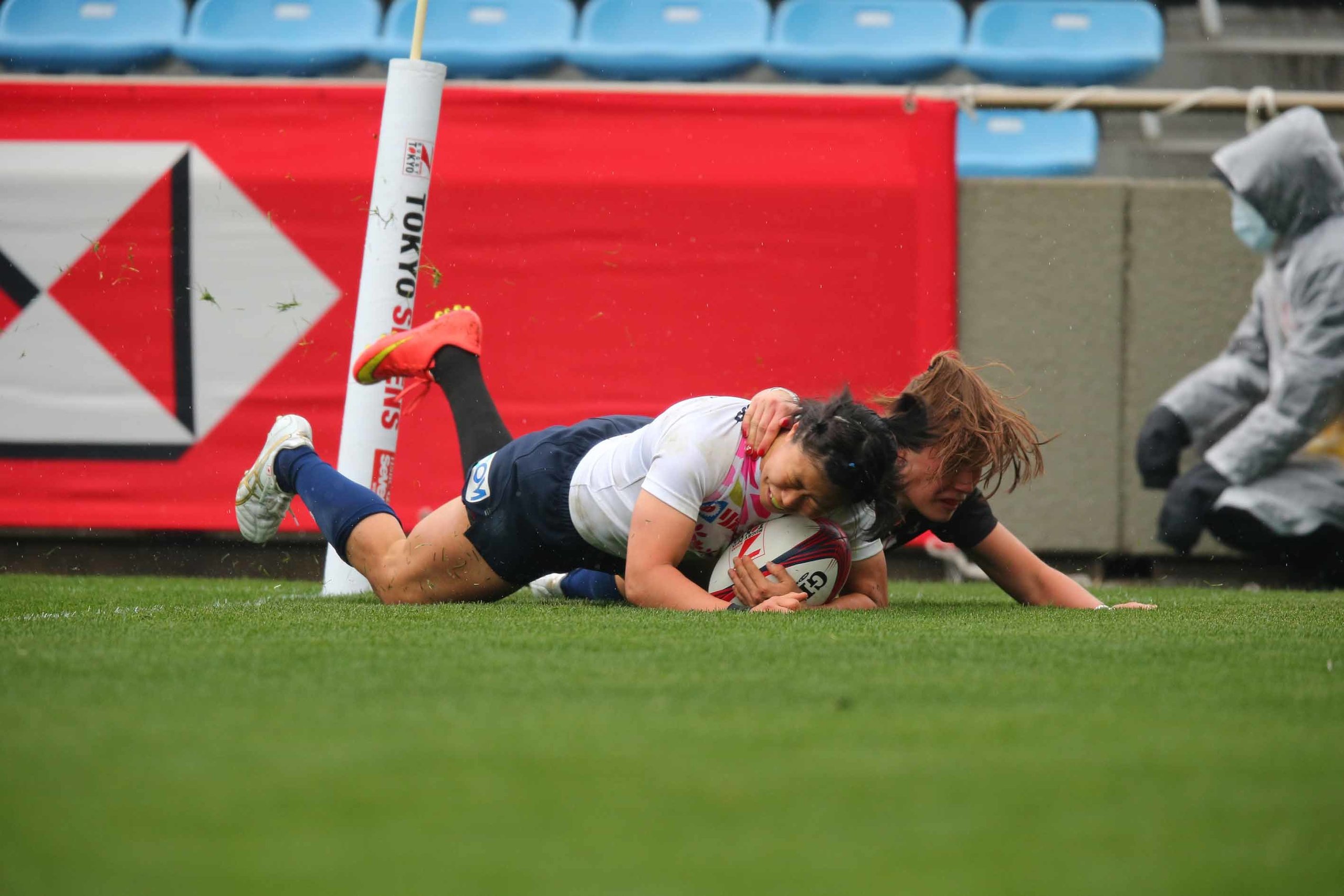 2015/4/5「HSBCセブンズワールドシリーズ2014-2015 東京セブンズ」エキシビションマッチ サクラセブンズ vs オランダ代表（4試合目）